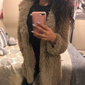 Fabulous Zara Faux Fur Coat!